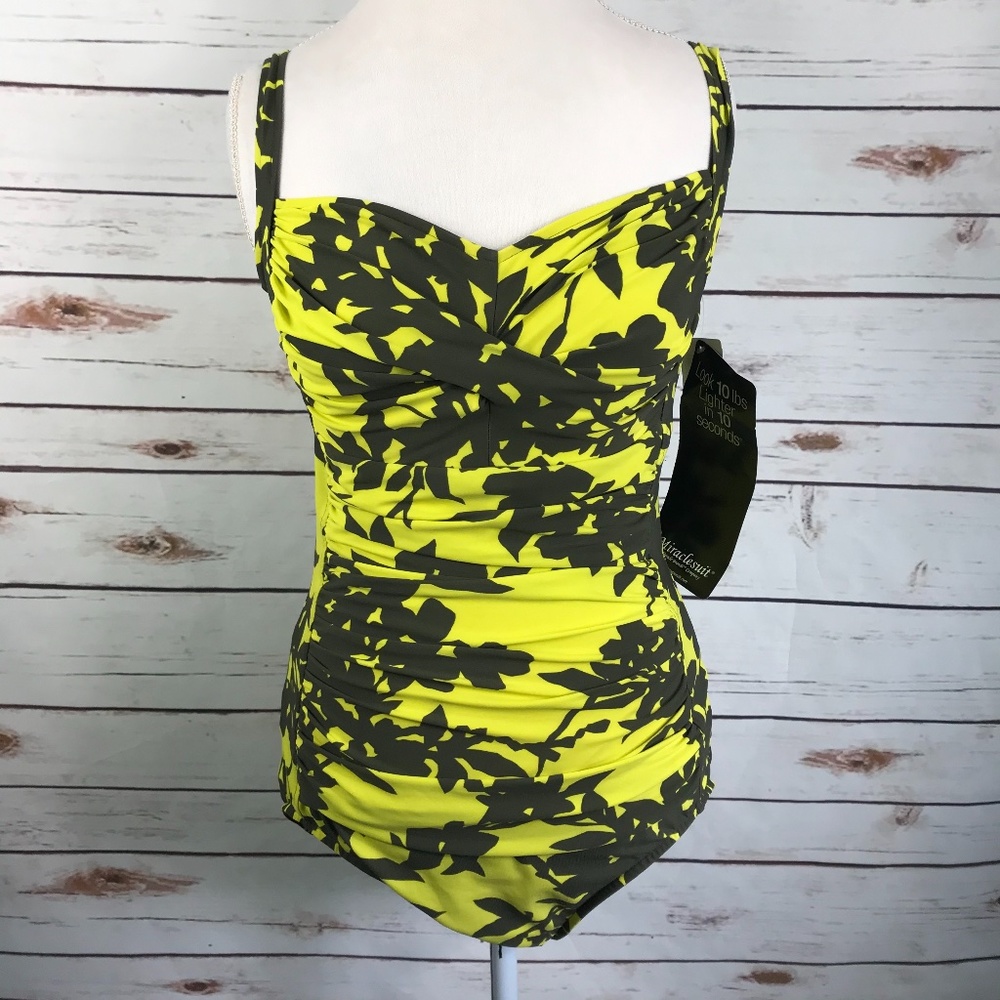 Miraclesuit Averi One Piece Swimsuit Olive Green